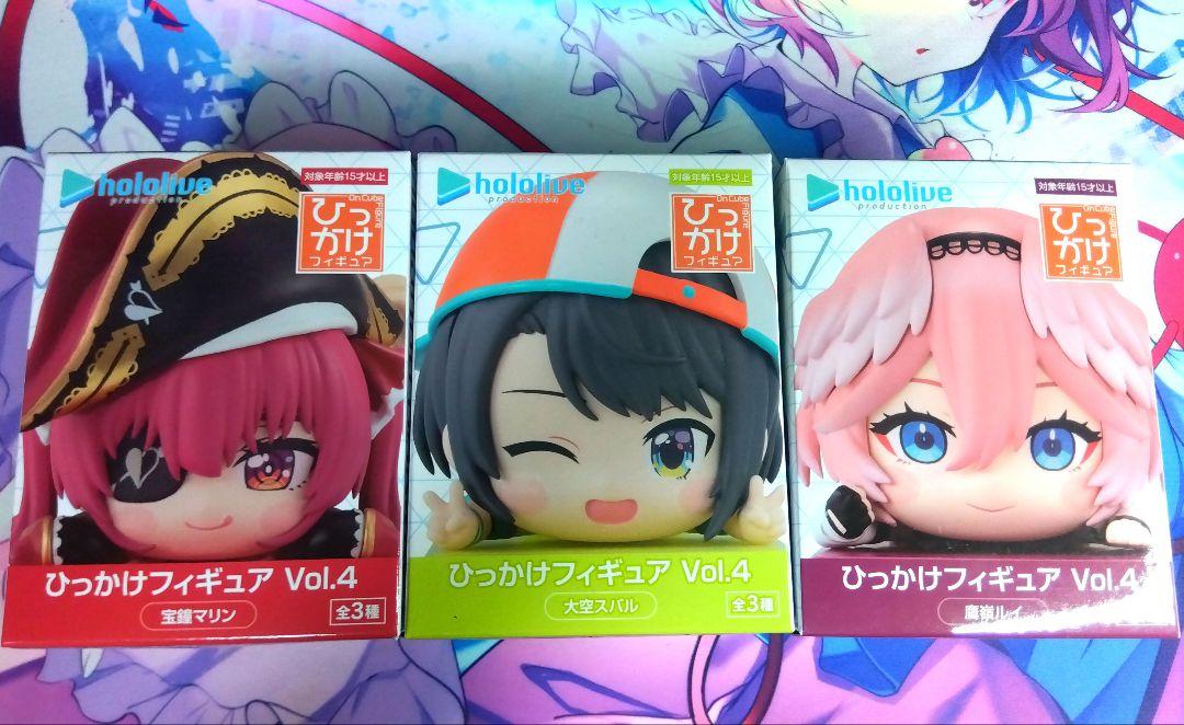 ホロライブ　ひっかけフィギュア4体セット ホロライブプロダクション ひっかけフィギュア Vol.1｜タイトー
