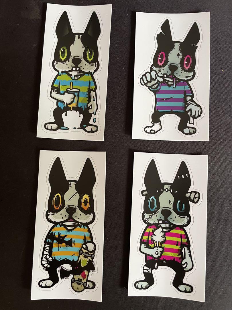 ボストンテリア ビンタン★モルトさん専用イラストステッカー