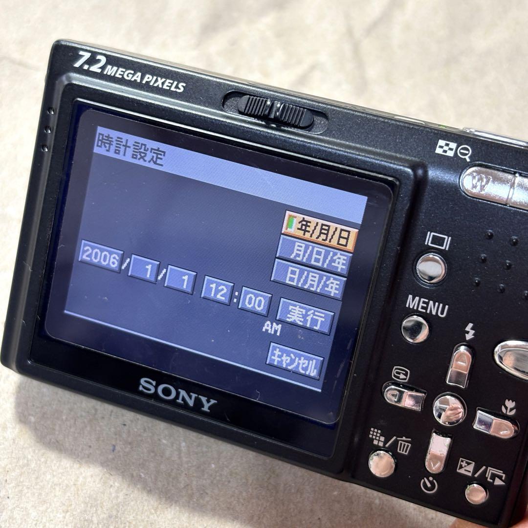 SONY サイバーショット　DSC-T10 ブラック　充電器付き