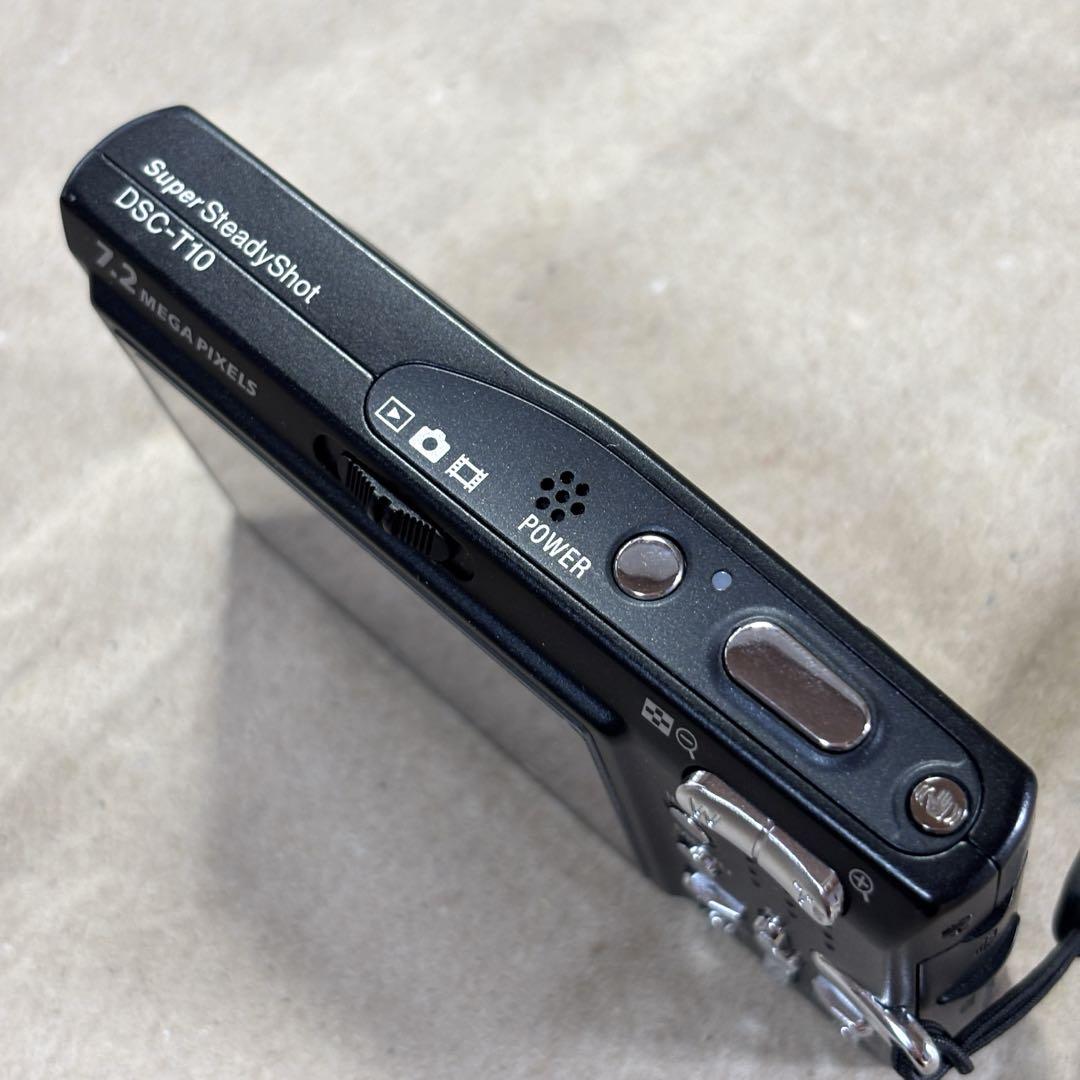 SONY サイバーショット　DSC-T10 ブラック　充電器付き