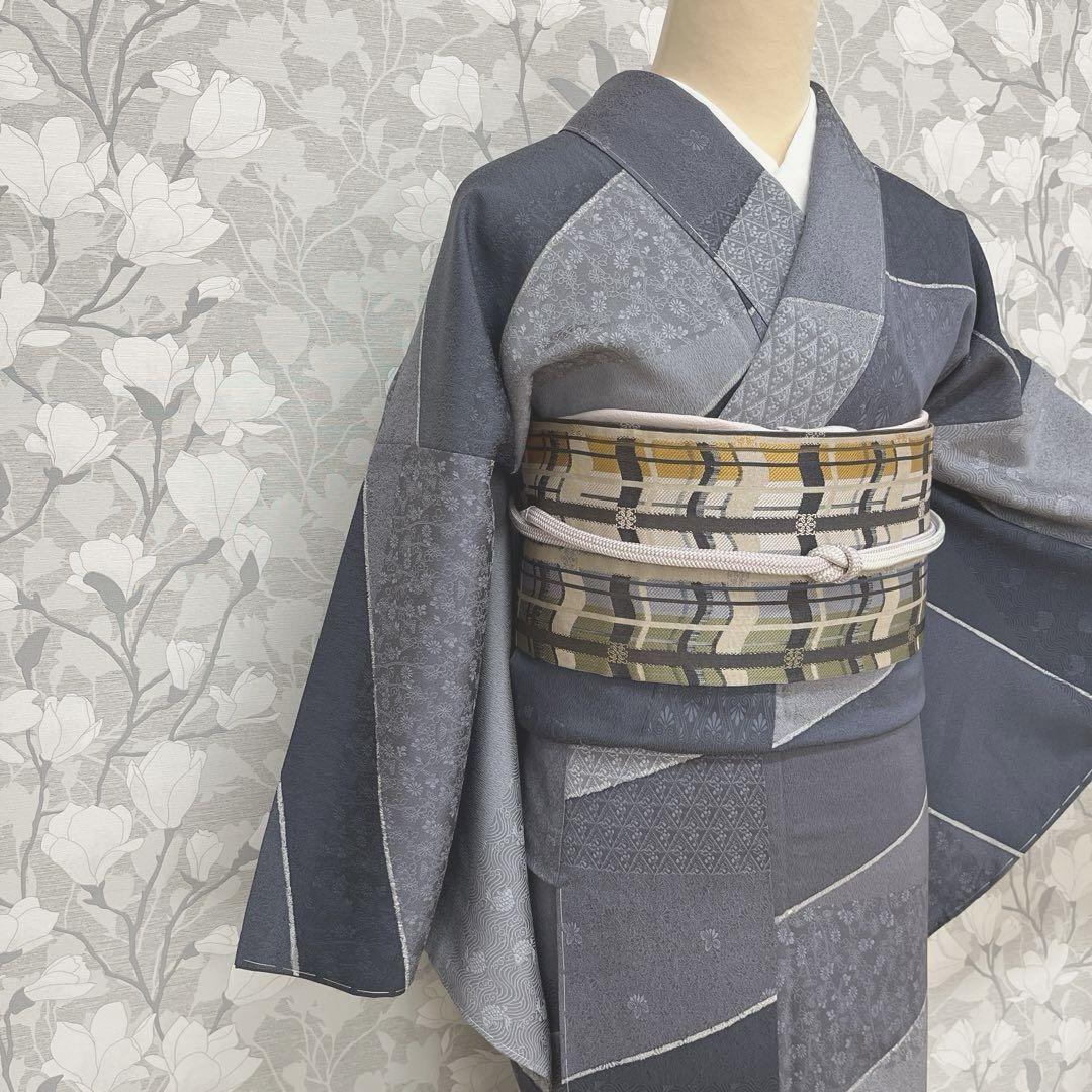 正絹 京友禅 小紋(未使用品)【岡山武子】