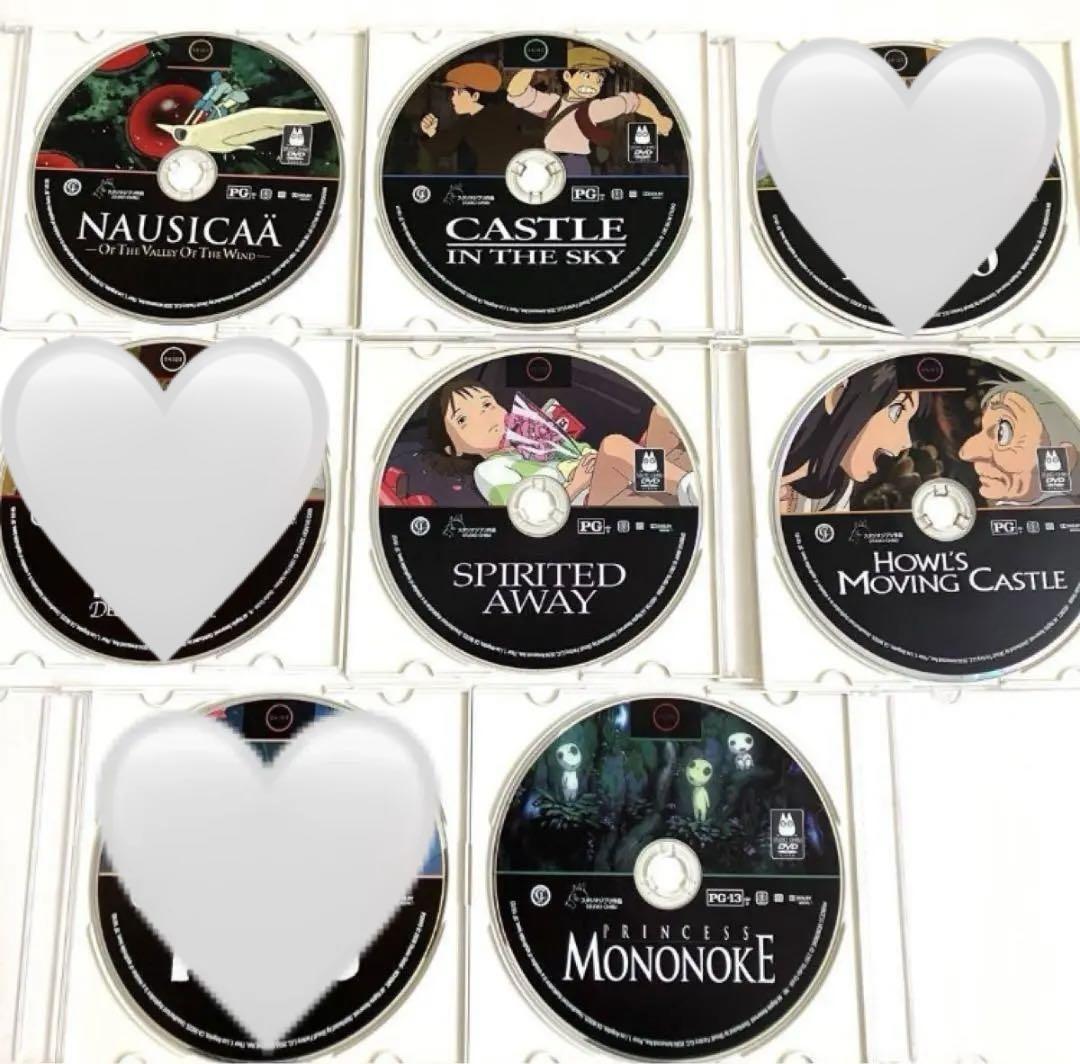 優れた品質 新品未使用 北米版 ジブリ DVD 7点セット - メルカリ アニメ