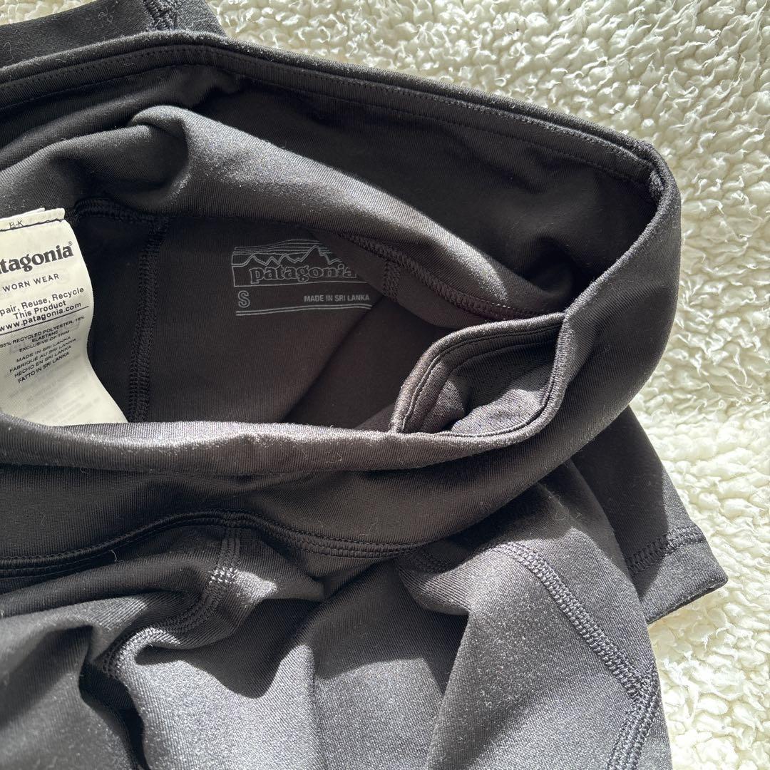 patagonia 黒 レギンス Sサイズ