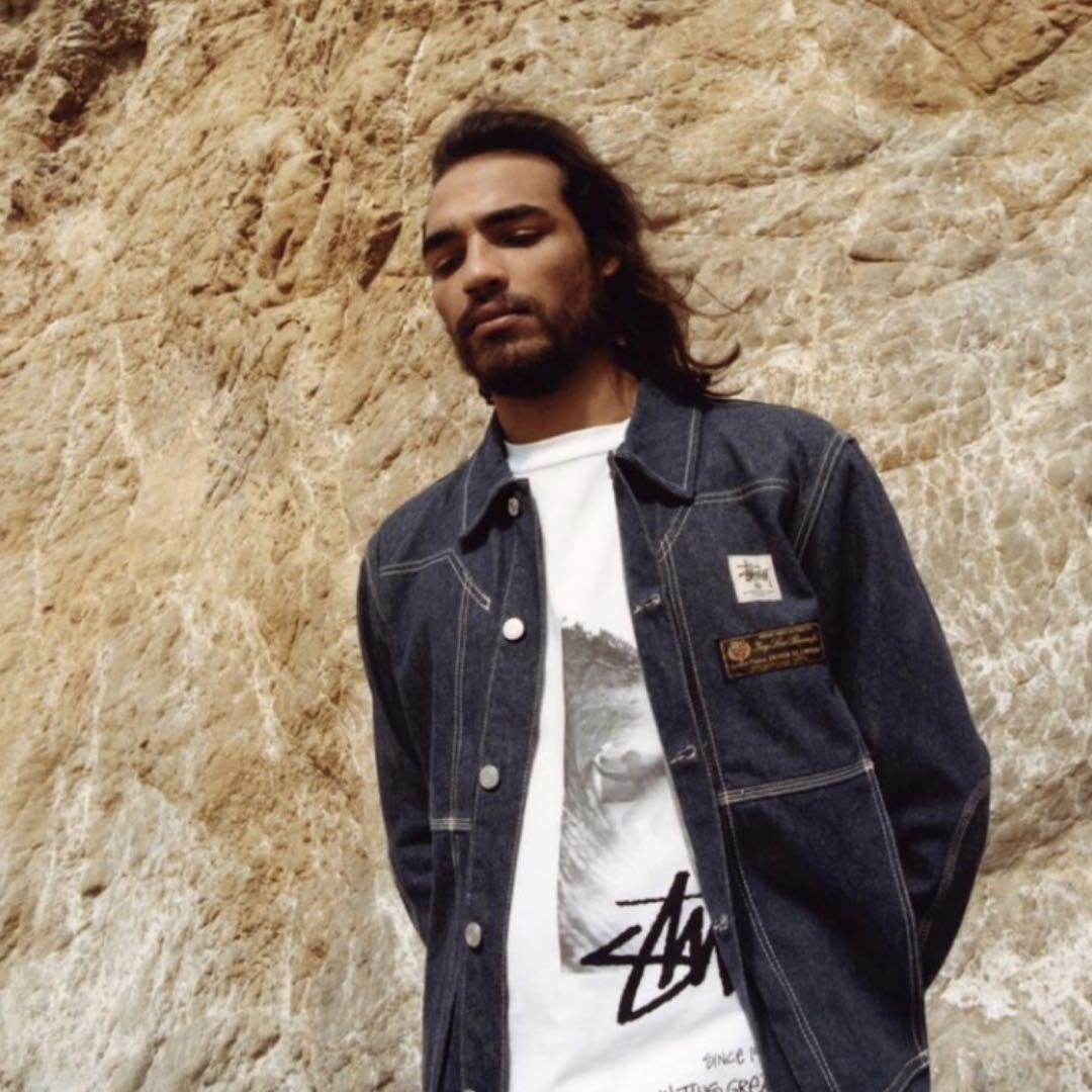 日本完全正規品】STUSSY デニムジャケット ステューシー MMW - メルカリ 割引価格購入 ステューシー ダメージ加工 Gジャン デニムジャケット Mサイズ Gジャン/デニムジャケット
