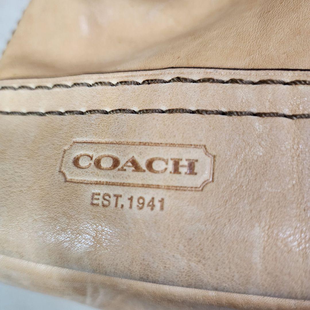美品】COACH コーチ レザー 11130 ハンドバッグ ターンロック
