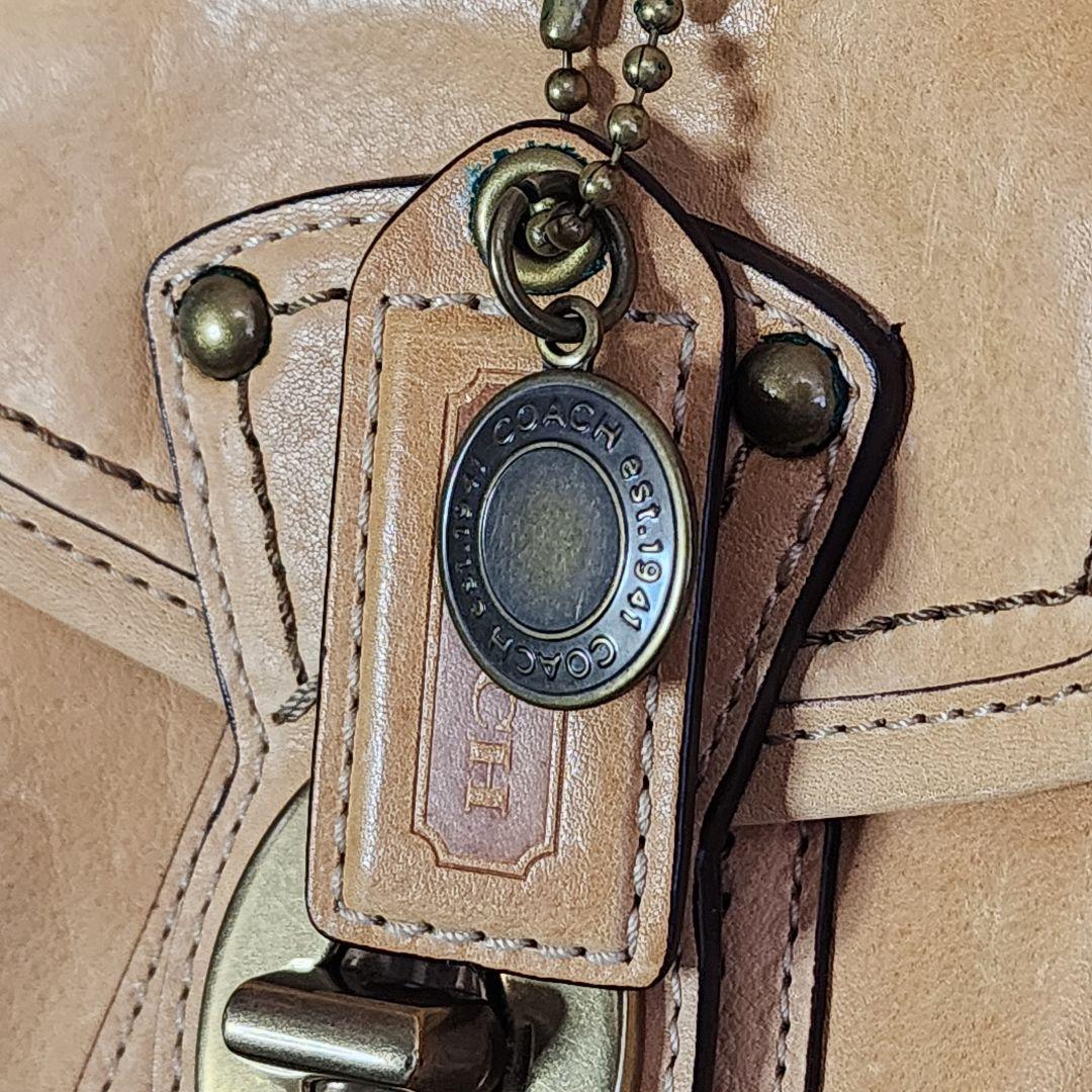 【美品】COACH コーチ レザー 11130 ハンドバッグ ターンロック 美品】COACH コーチ レザー 11130 ハンドバッグ ターンロック