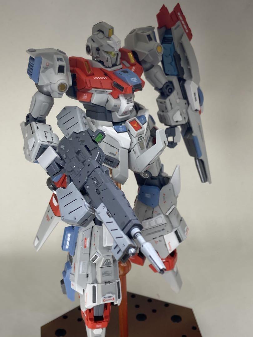 HG リゼルC型　完成品　塗装済み　隊長機的な