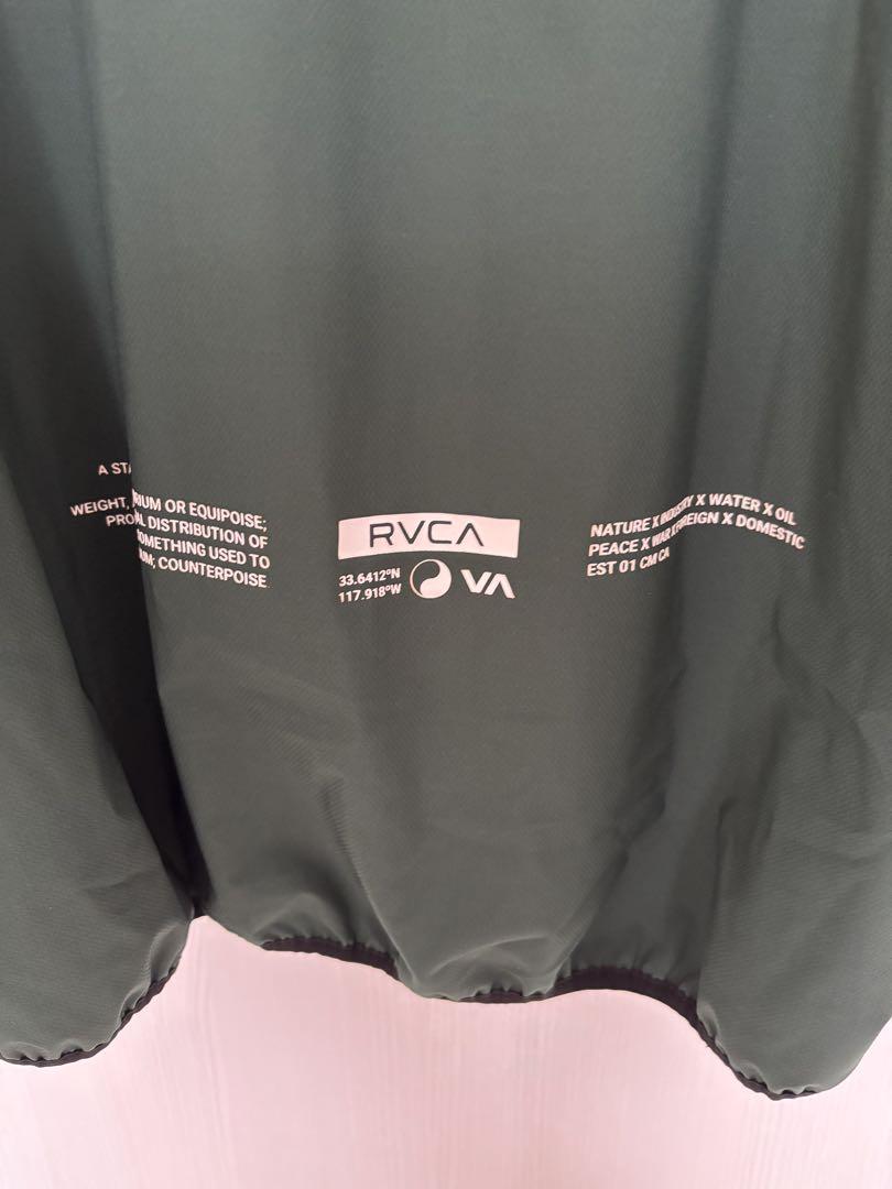 【新品】RVCA ダークグリーン ウィンドブレーカー Ｌサイズ