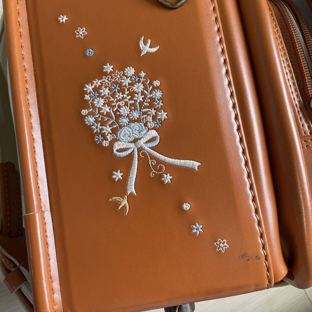 ブラウン＋お花柄