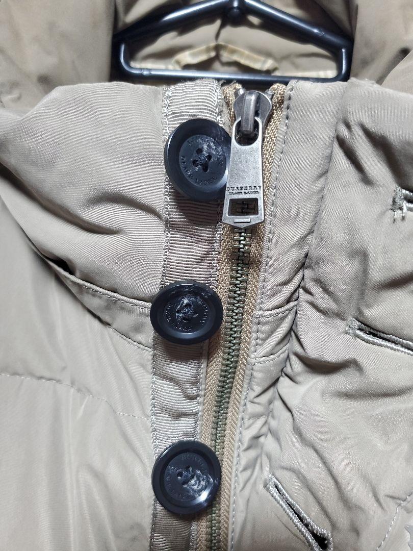 バーバリー BURBERRY BLACK LABEL ダウンベスト LLサイズ