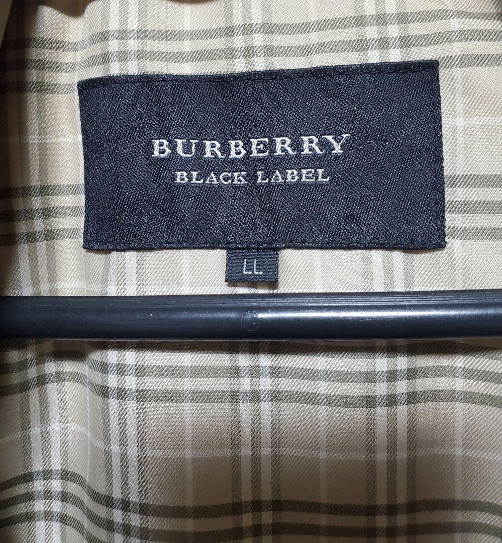 バーバリー BURBERRY BLACK LABEL ダウンベスト LLサイズ