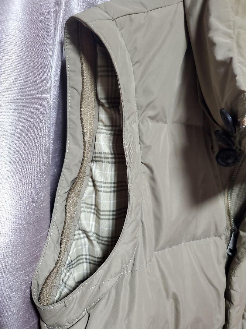 バーバリー BURBERRY BLACK LABEL ダウンベスト LLサイズ