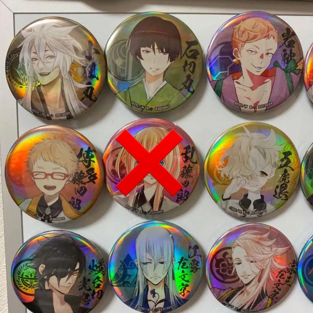 ミニキャラ 刀剣乱舞 缶バッジ FKcRD-m20929107090 デフォルメ