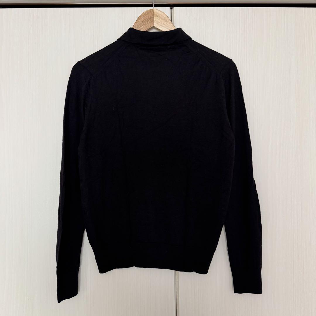 cruciani ニットポロ　黒 46 近年タグ