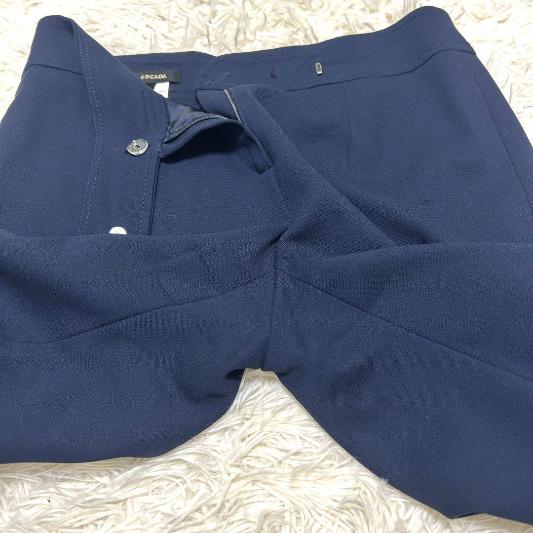 美品✨ エスカーダ　セットアップ　パンツ スーツ　ネイビー　セレモニー