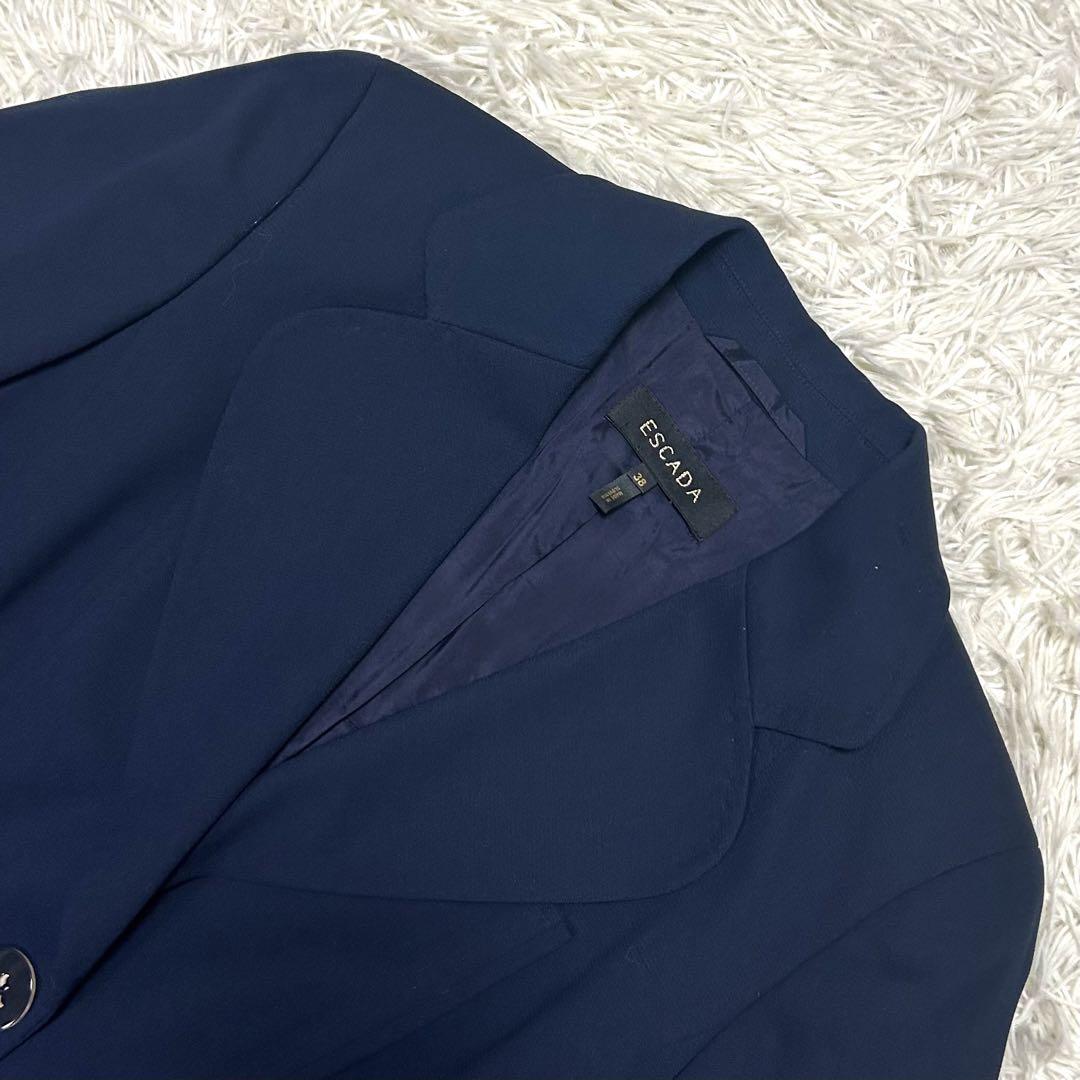 美品✨ エスカーダ　セットアップ　パンツ スーツ　ネイビー　セレモニー