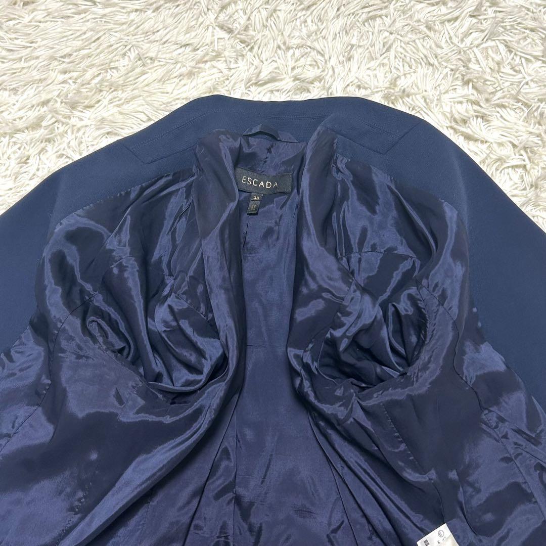美品✨ エスカーダ　セットアップ　パンツ スーツ　ネイビー　セレモニー