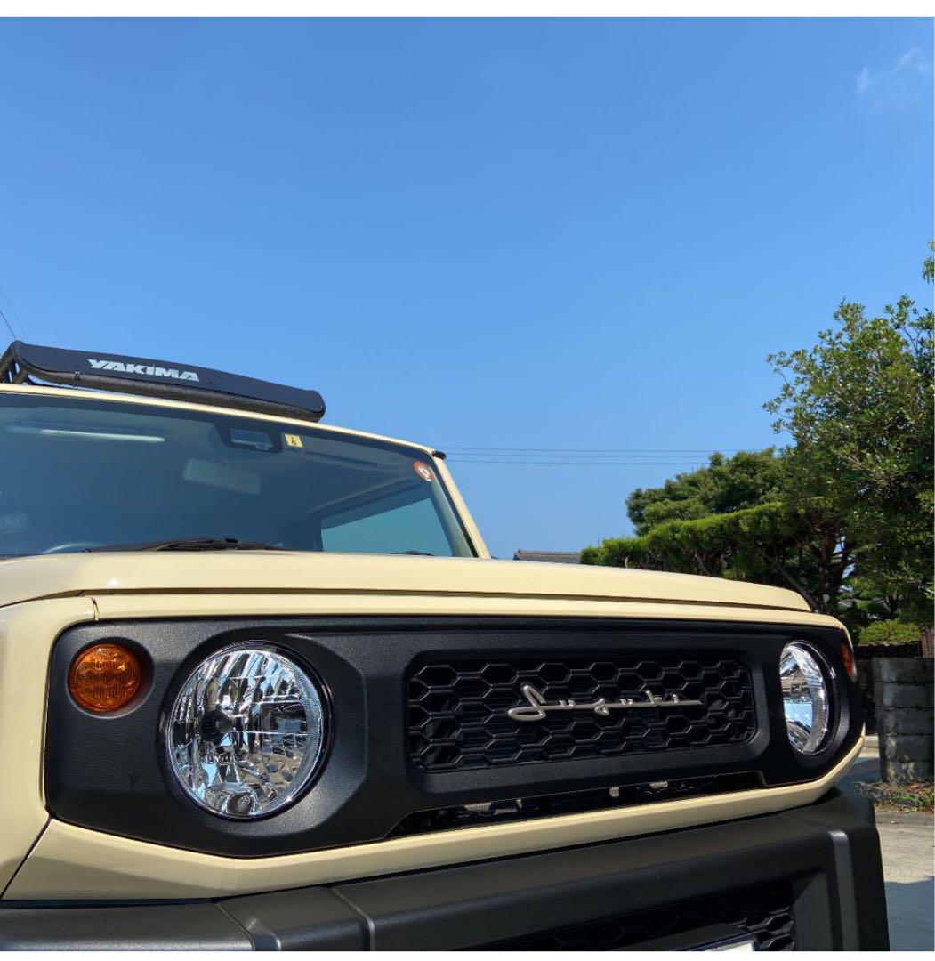 送料込み　スズキ ジムニー JB64W JB74W フロントグリルマットブラック