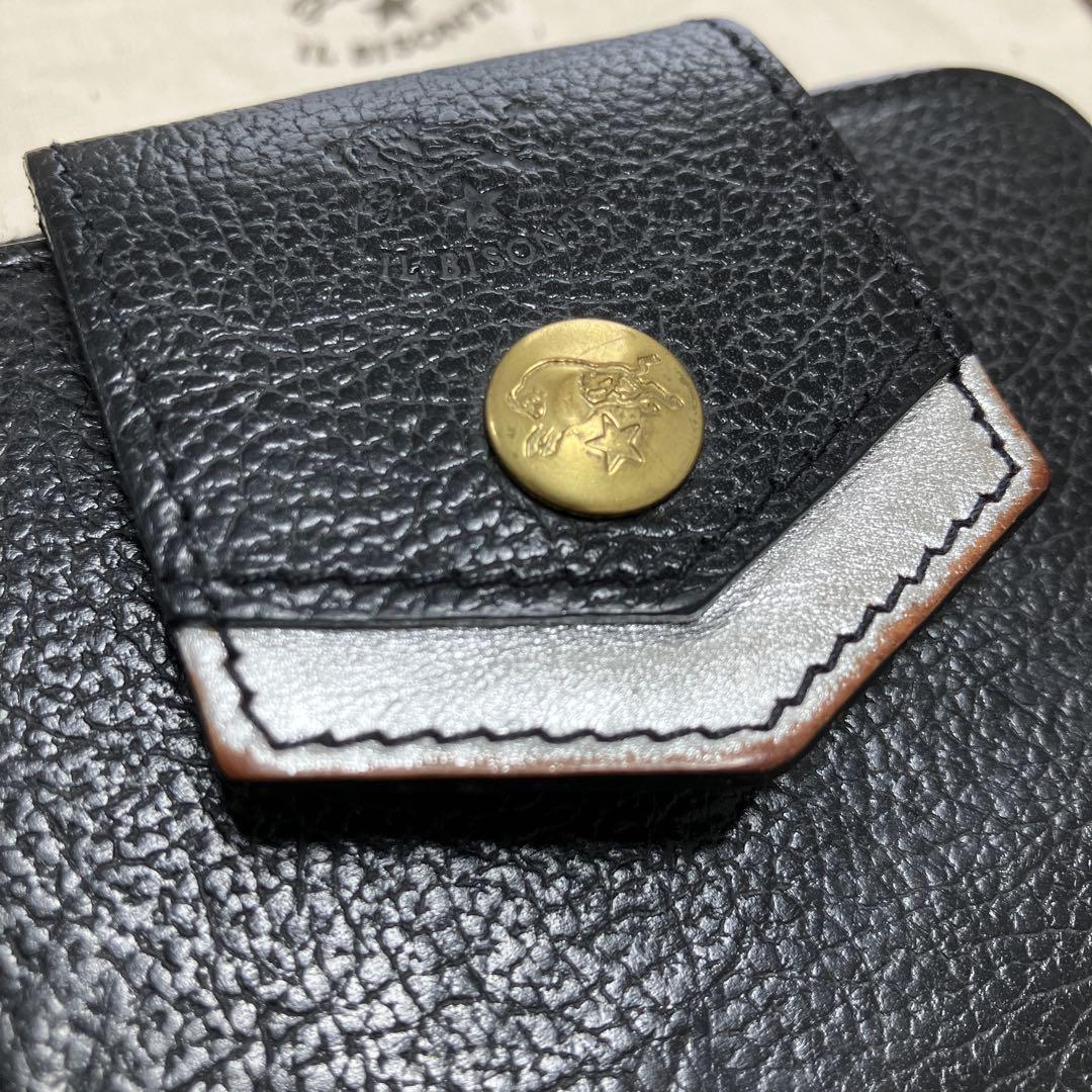 IL BISONTE 二つ折り財布 ブラック