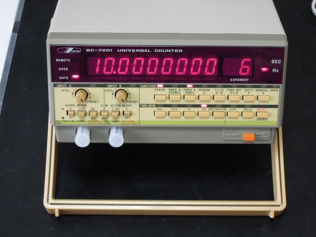 ユニバーサルカウンタ SC-7201 ( Iwatsu 岩通 周波数カウンタ )