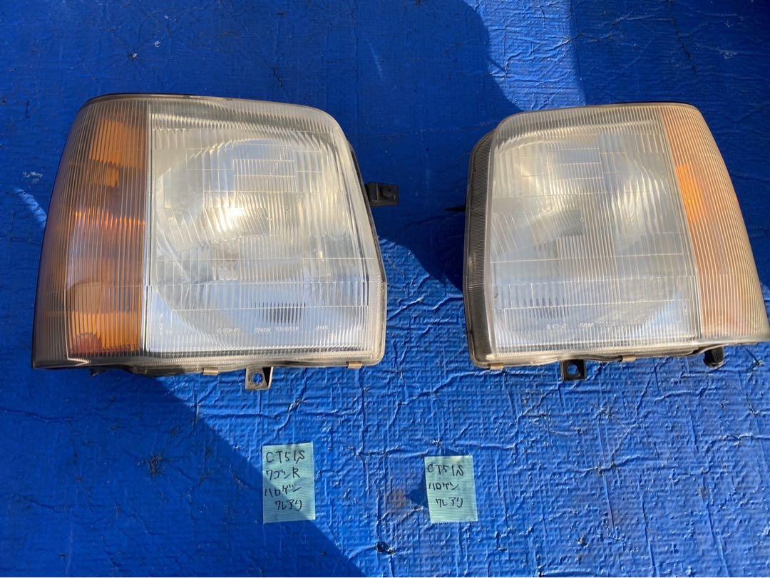 スズキ　ワゴンR CT51S ヘッドライト左右セット　訳アリ品