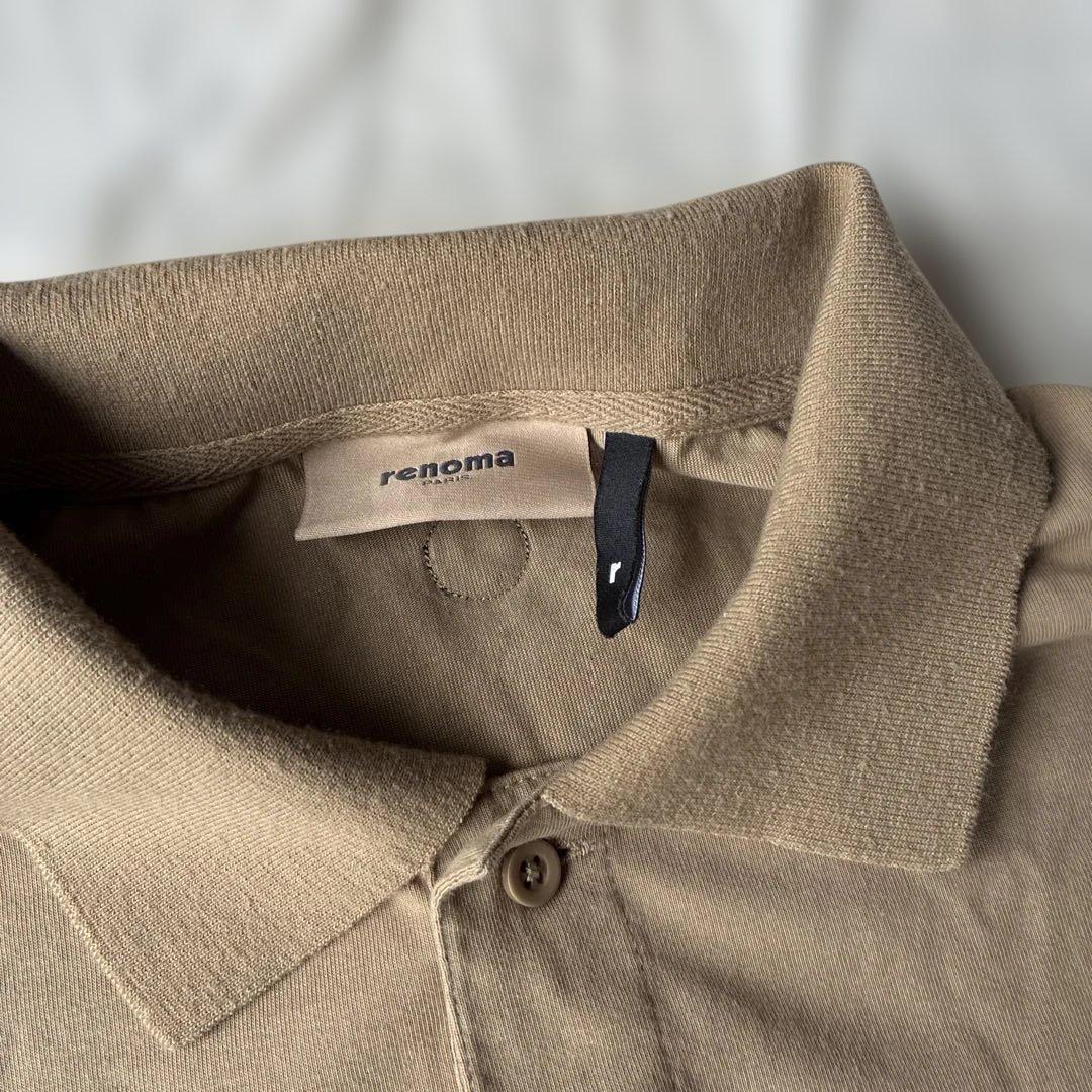 renoma Golf ポロシャツ renoma GOLF ブラック パイルポロシャツ renoma Golf ポロシャツ renoma GOLF ブラック パイルポロシャツ