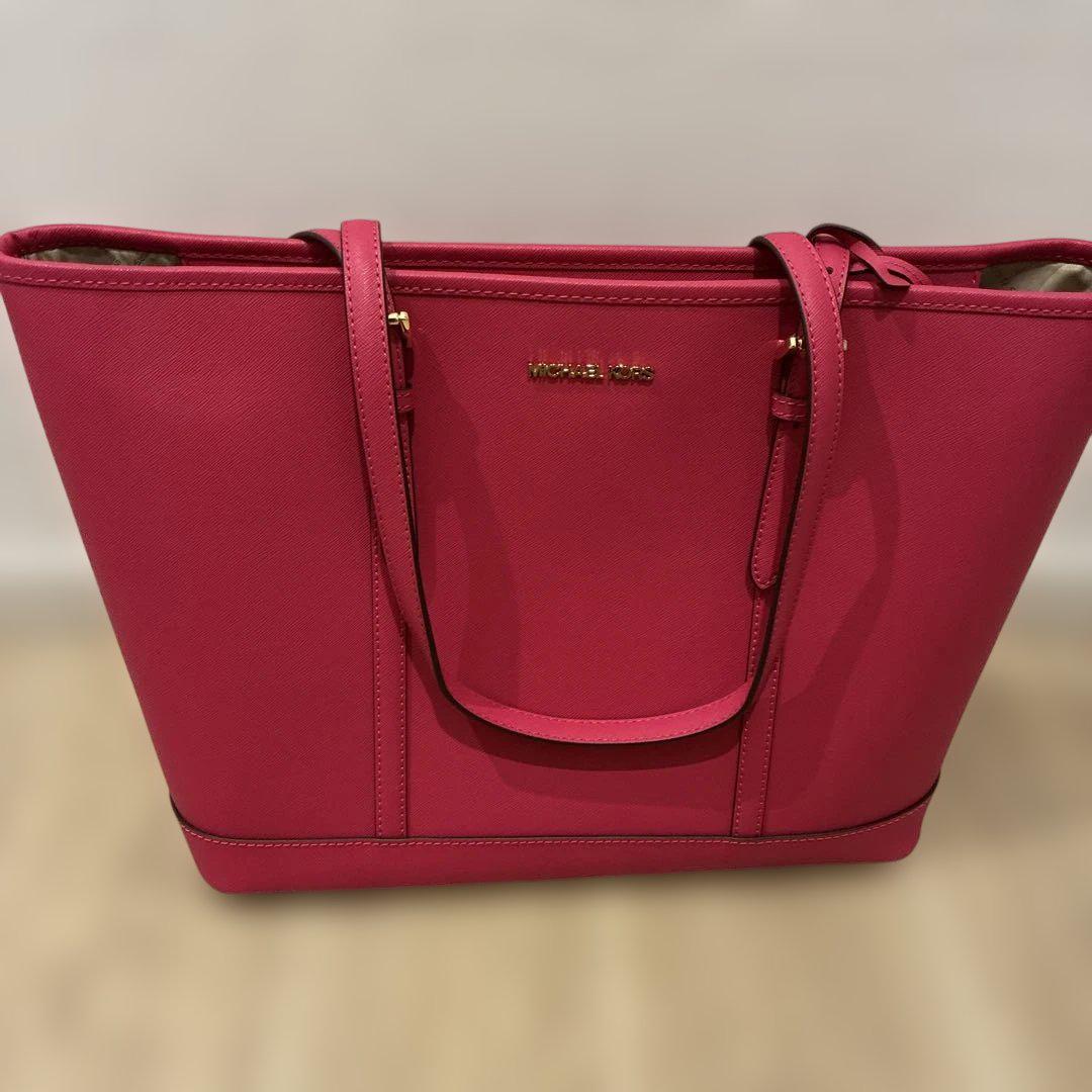 MICHAEL KORS マイケルコース トートバック 新品 ピンク おまけ付き