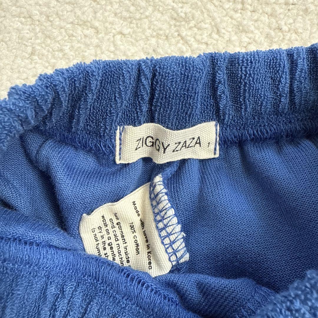 ボトムス Ziggy zaza line pants blue 1y