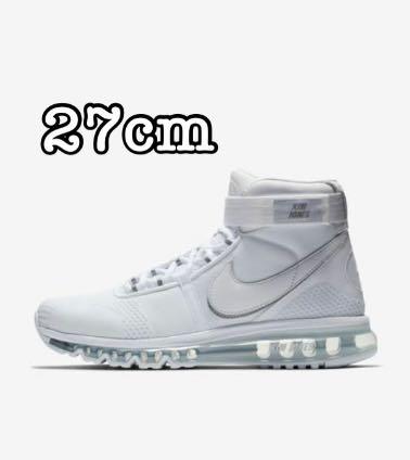 NIKE×キムジョーンズ　エアマックス360 HIGH 白 27cm（箱なし）
