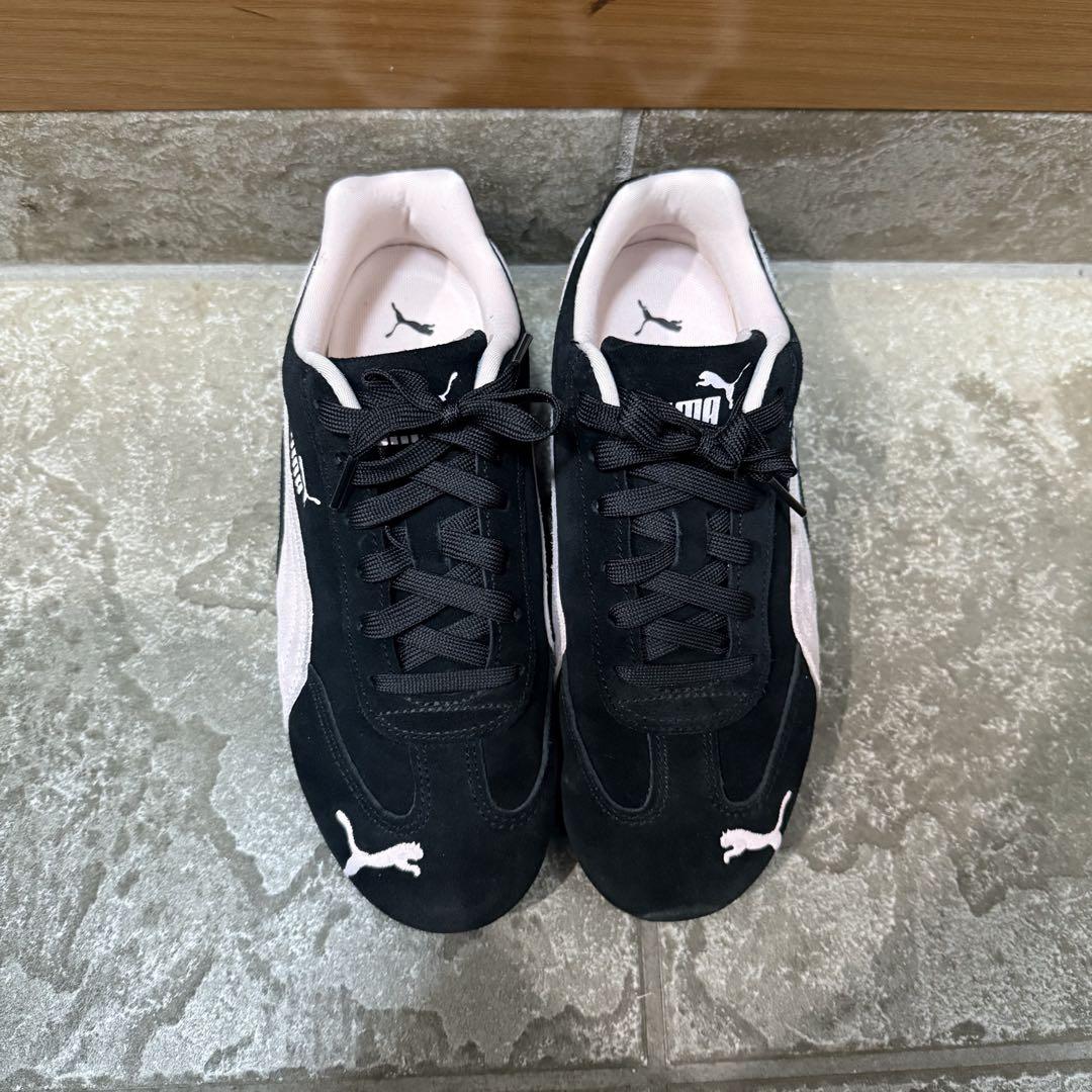 PUMA speedcat プーマ　スピードキャット　ブラック　ピンク　23.5