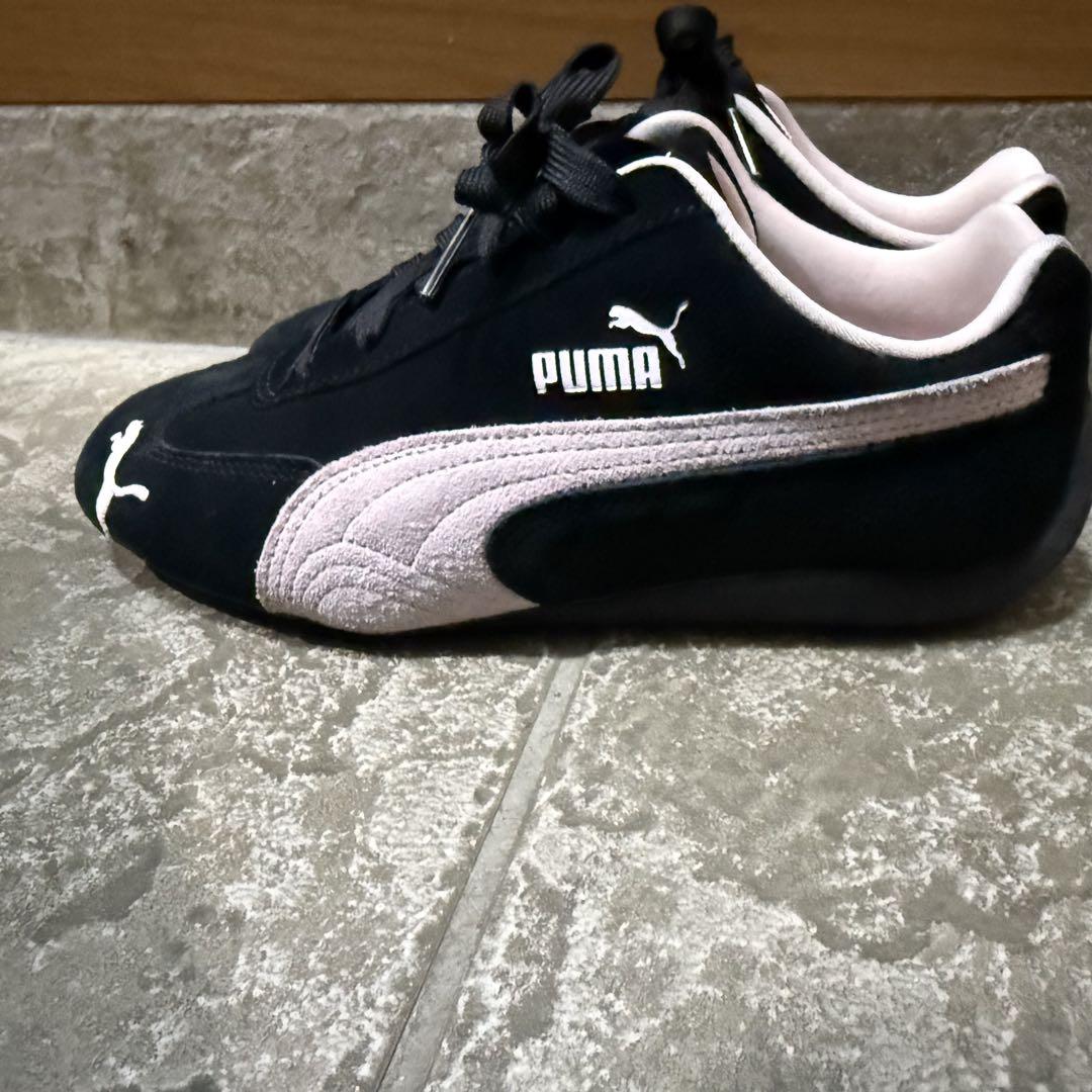 PUMA speedcat プーマ　スピードキャット　ブラック　ピンク　23.5