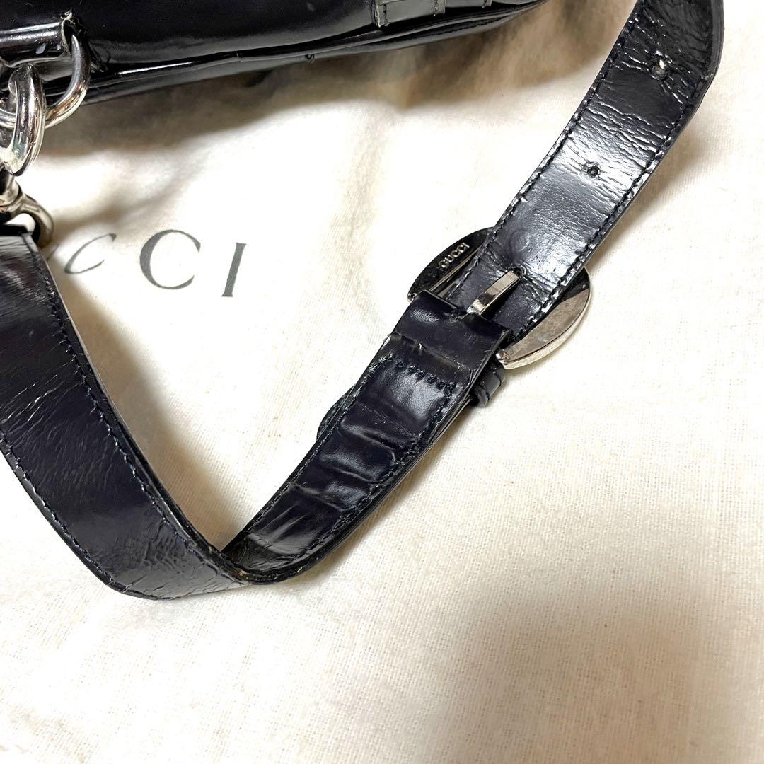 GUCCI グッチ バンブー 2WAY ナイロン ショルダーバッグ バッグ