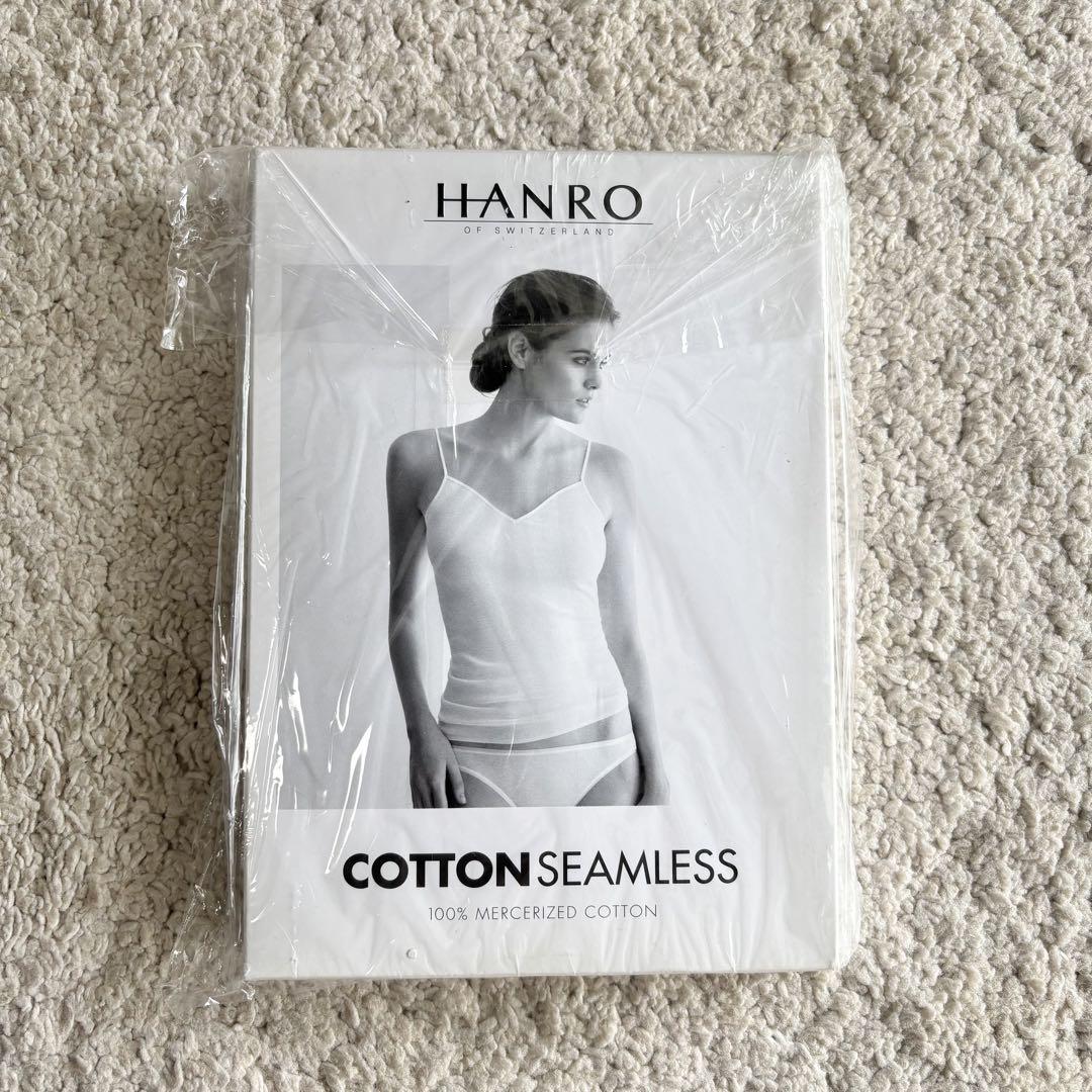 HANRO Cotton Seamless キャミソール XS ホワイト