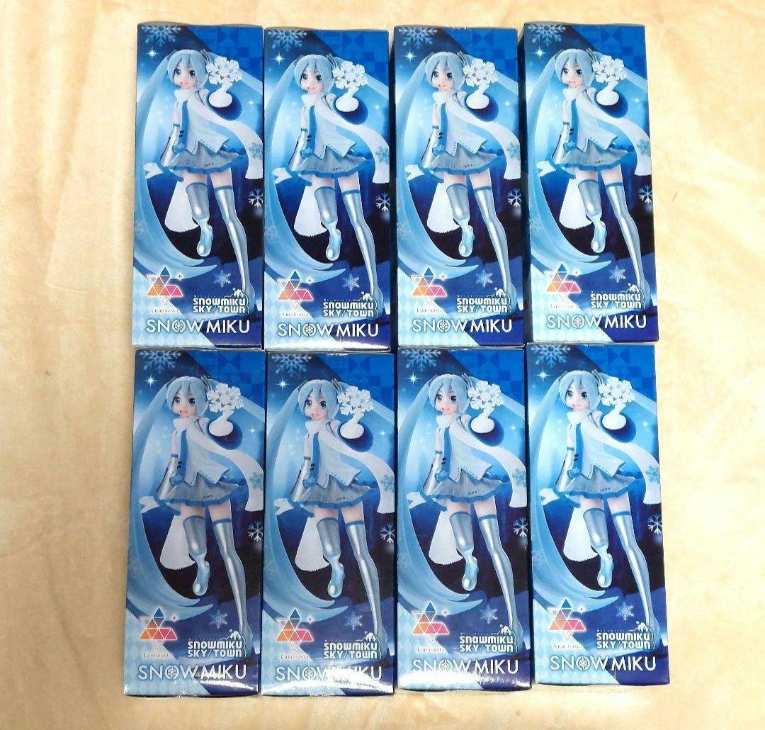 初音ミク 雪ミク スカイタウン フィギュア 8個セット