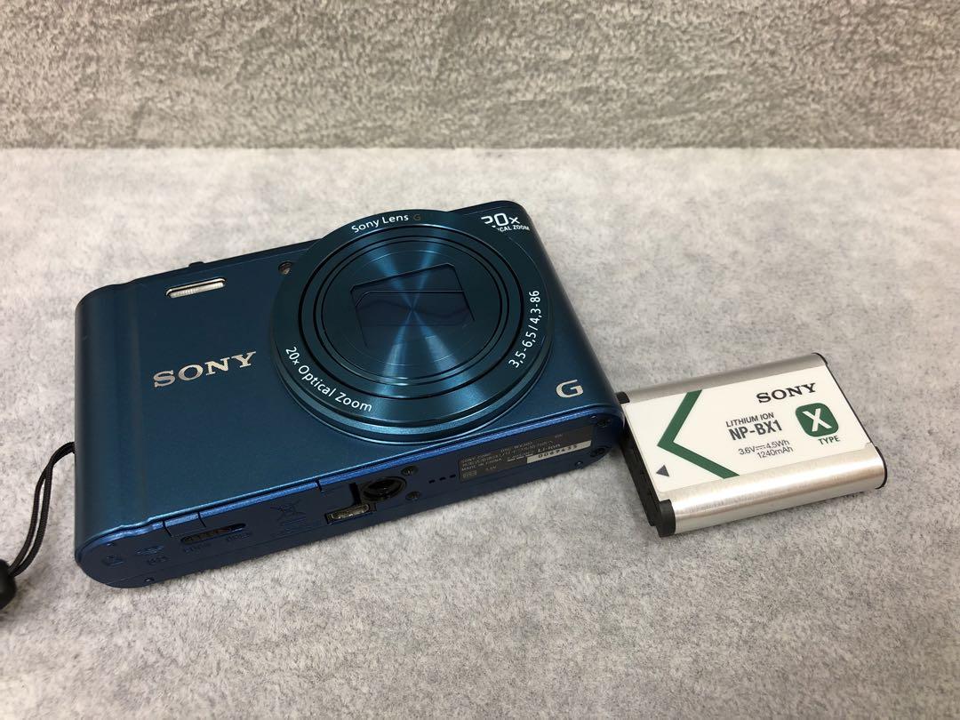 9760館 SONY Cyber-shot 充電器なし　動作確認済　ブルー