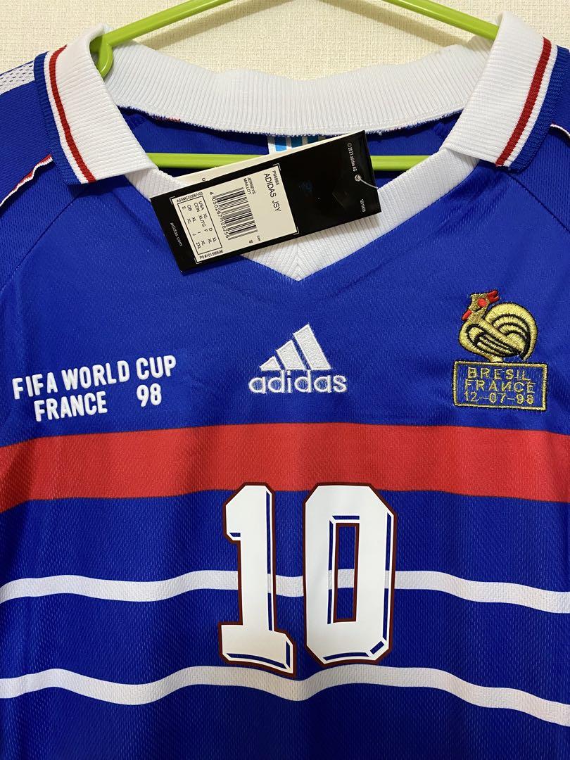 上下セット フランス代表98年 ユニフォーム ZIDANE ジダン adidas