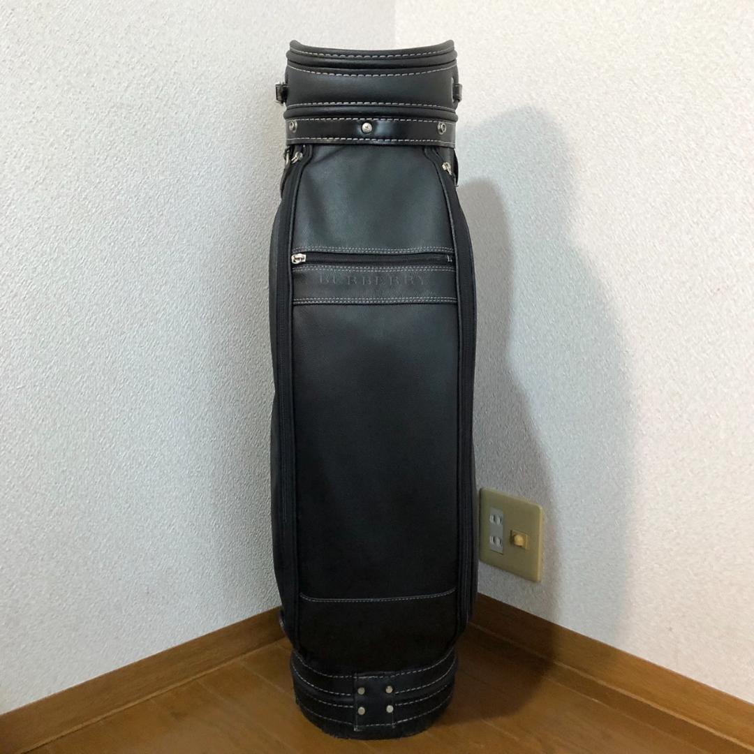【希少】BURBERRY GOLF キャディバッグ カート型 ブラック