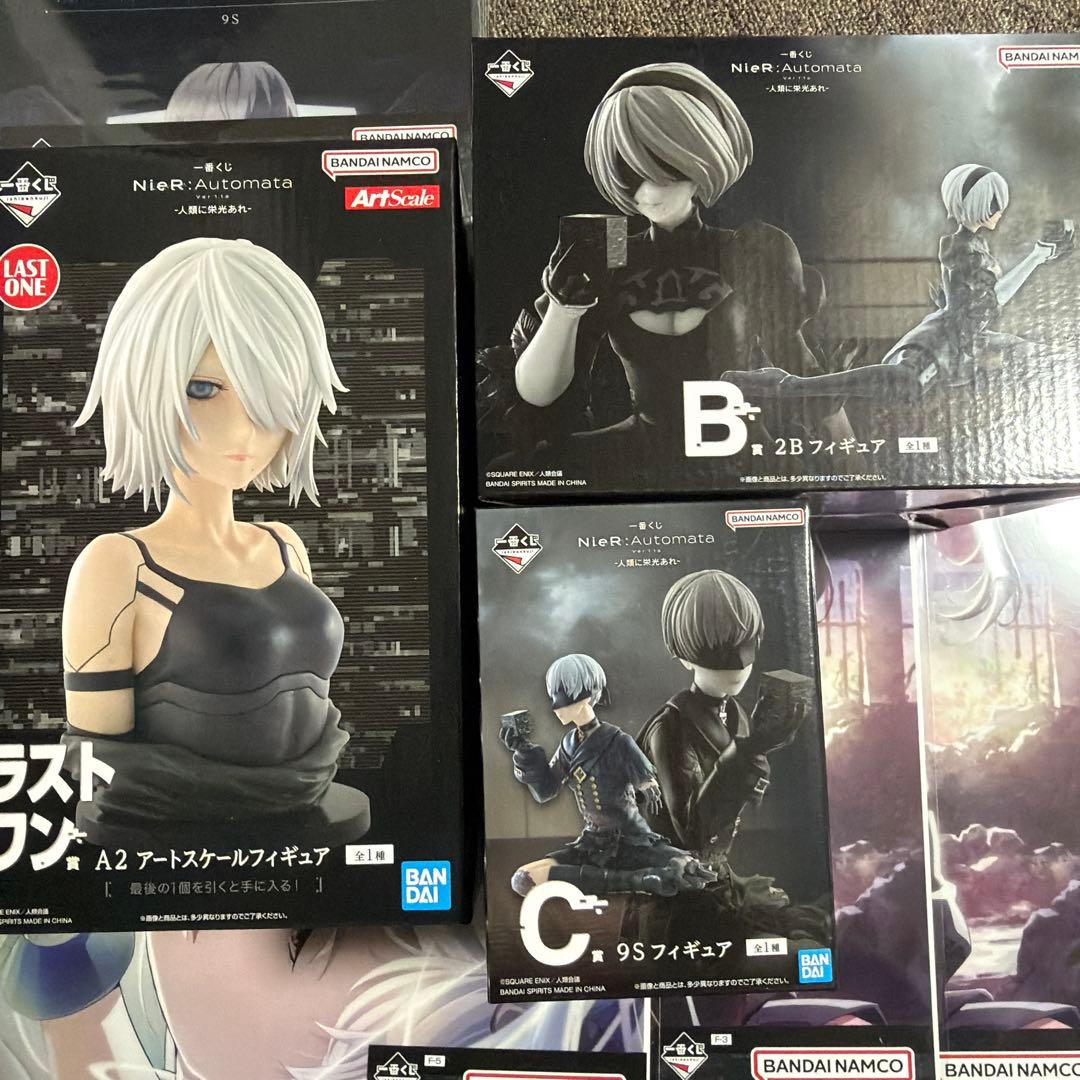 ニーアオートマタ 一番くじ ラストワン賞、B賞、C賞 おまけ付き ニーアオートマタ 一番くじ ラストワン賞、B賞、C賞 おまけ付き