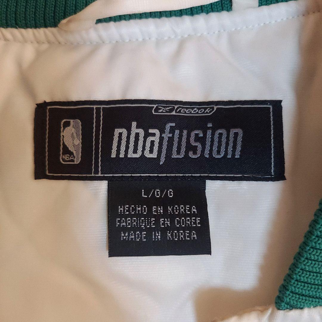 NBA】セルティックス 刺繍 スタジャン ブルゾン XL相当 白緑 NBA】セルティックス 刺繍 スタジャン ブルゾン XL相当 白緑