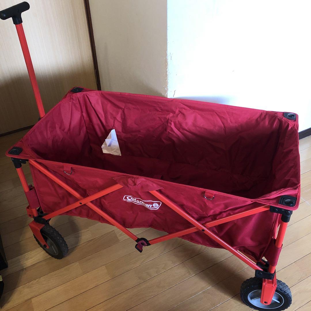 Coleman キャリーカート レッド