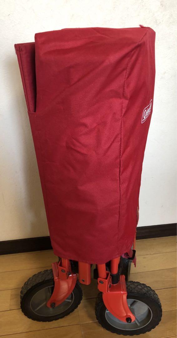 Coleman キャリーカート レッド