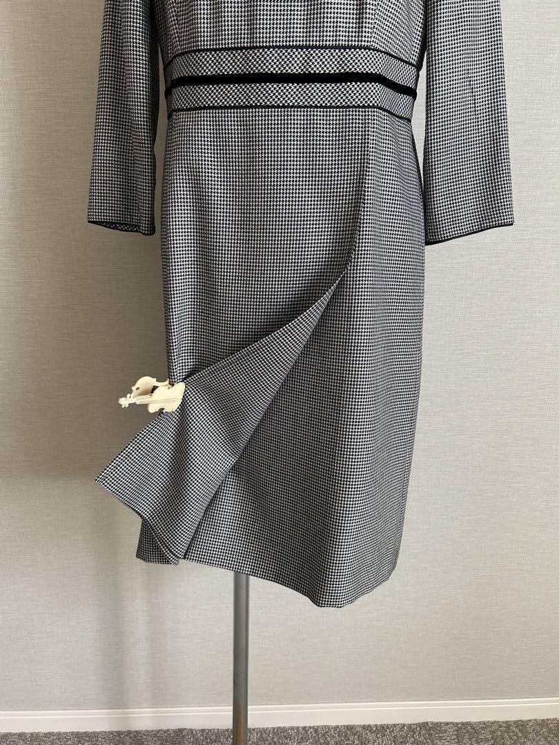 トリイユキ　超美品　ウールとシルクのワンピース