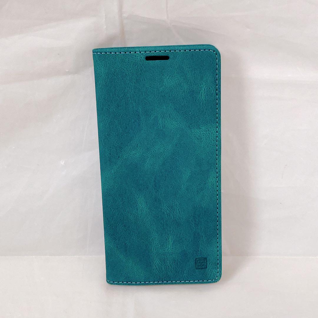 GALAXY A54 5G ギャラクシー 手帳型ケース ターコイズAndroidアクセサリー