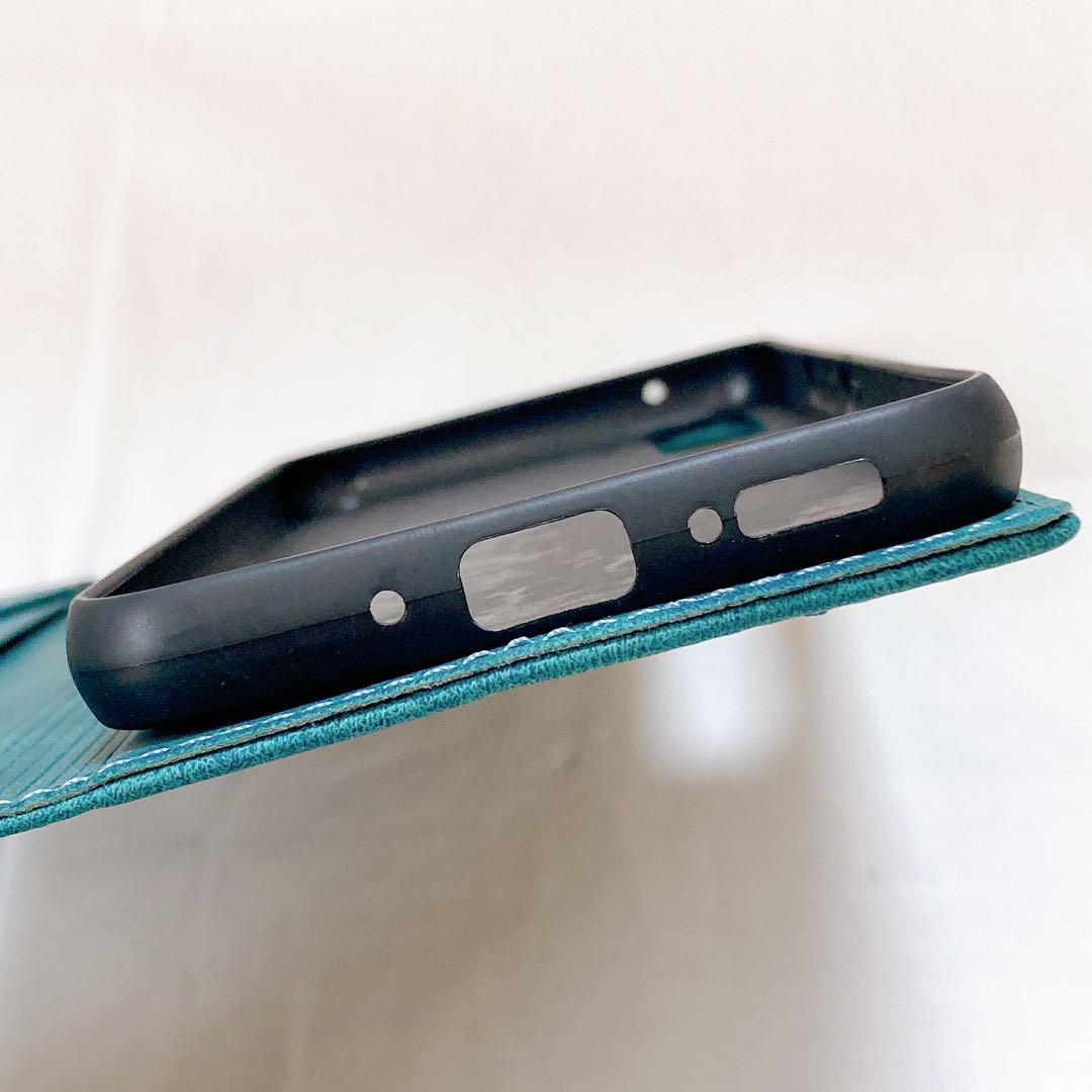 GALAXY A54 5G ギャラクシー 手帳型ケース ターコイズ