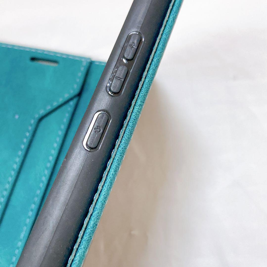 GALAXY A54 5G ギャラクシー 手帳型ケース ターコイズ