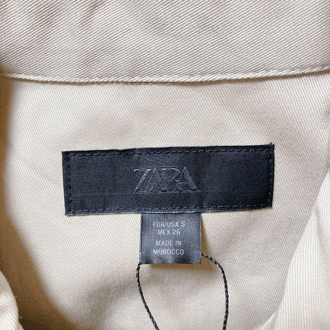 ✨タグ付✨ zara ザラ スカーフ付きショート丈ワンピース S ZARA スカーフ付きショート丈ワンピース トレンチ 新作 完売品