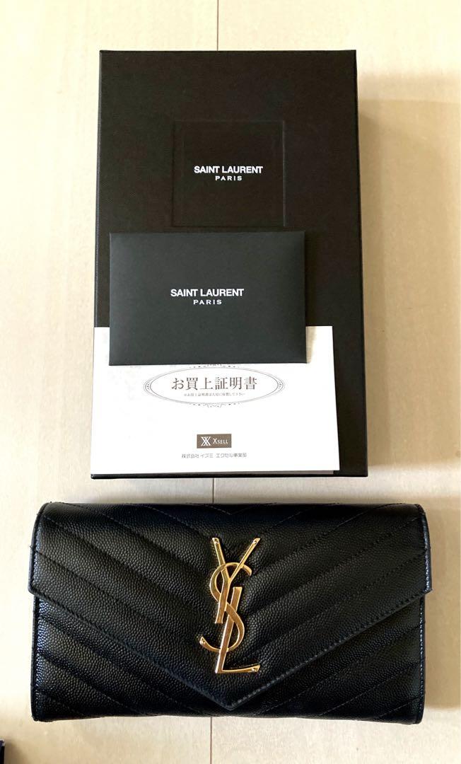 サンローラン 長財布 (BLACK)