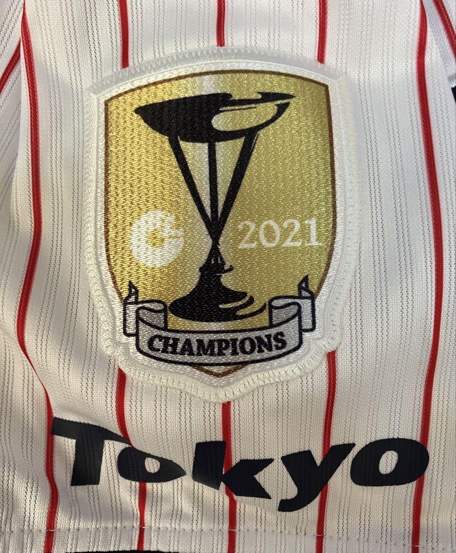 【新品】ヤクルトスワローズ　つば九郎　2021年　優勝ワッペン付ユニフォーム