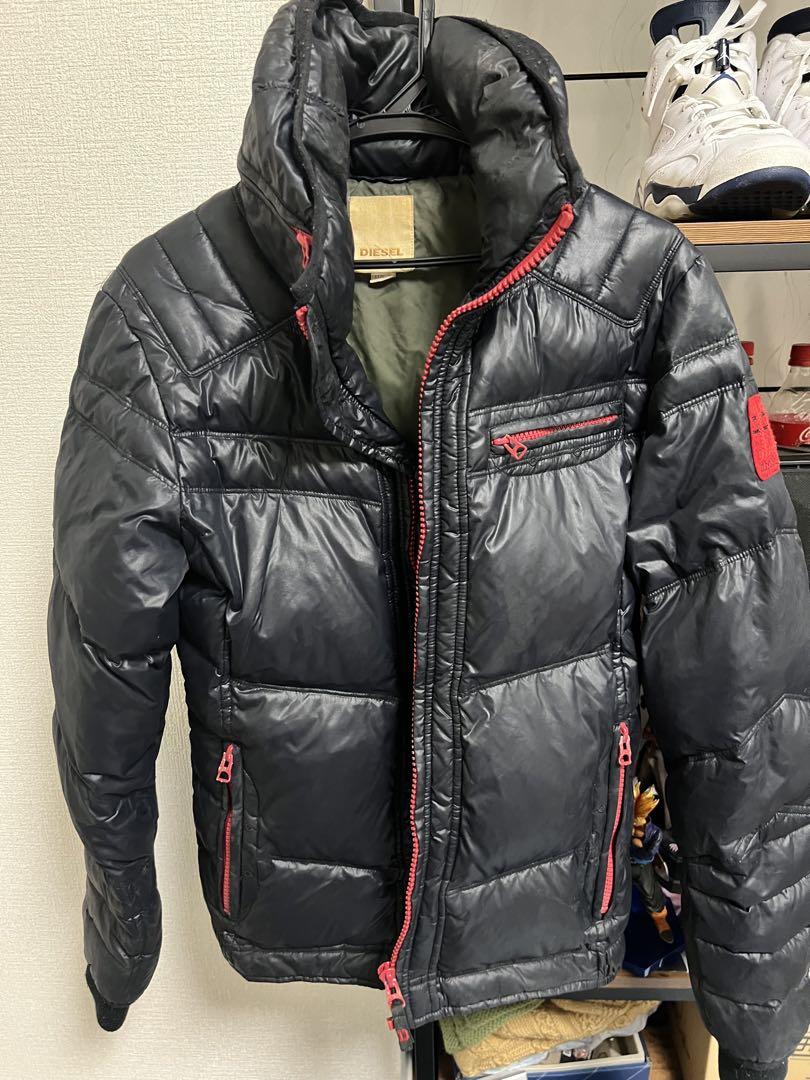 DIESEL黒ダウンジャケット