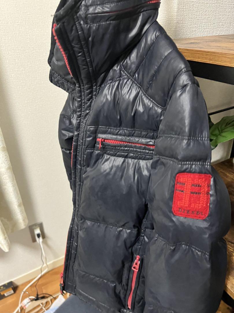 DIESEL黒ダウンジャケット